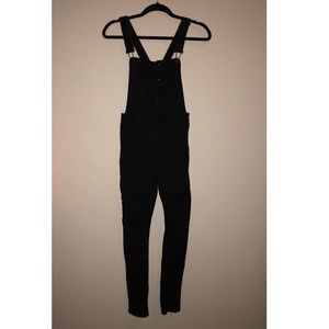 Black overalls